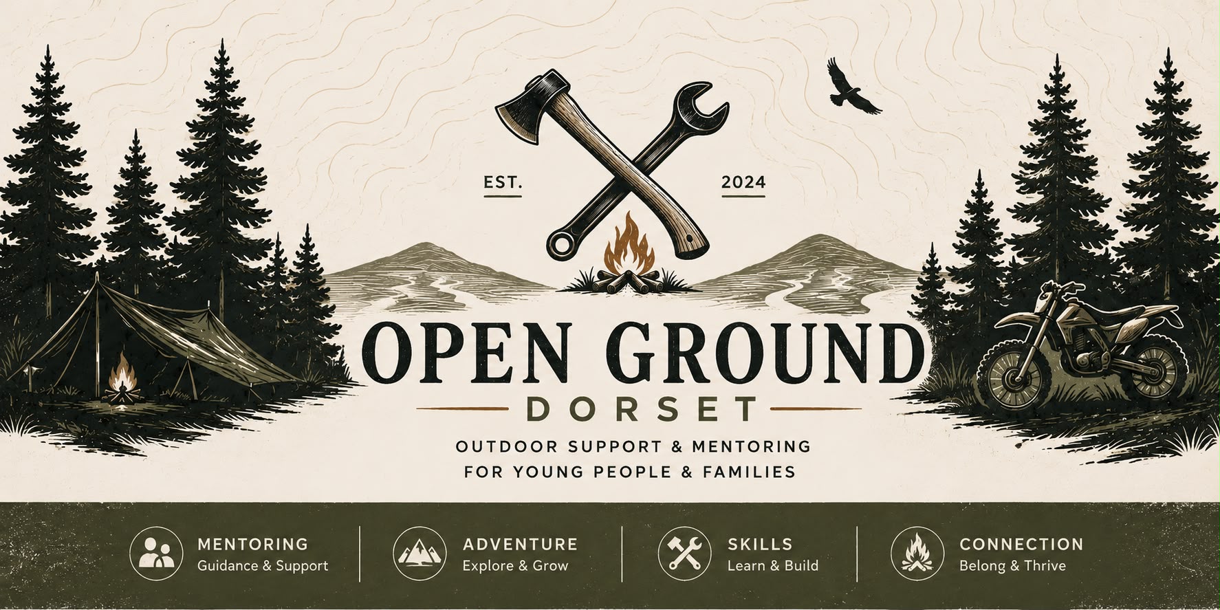 Open Ground Dorset — outdoor support and mentoring for young people and families